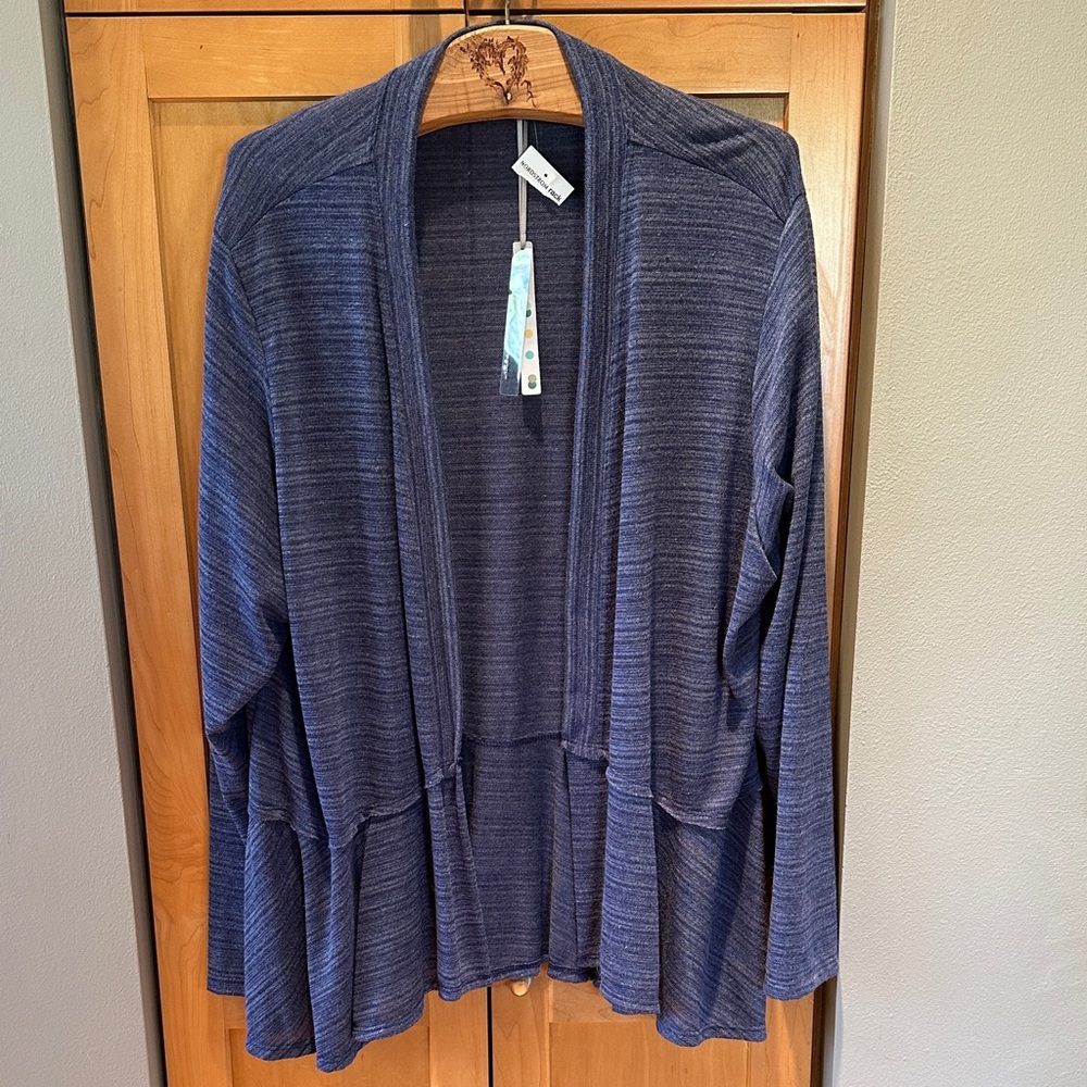 NWT! Olivia Moon Peplum Jacket 3X